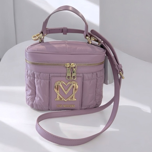 Love Moschino NWT Lilla Vanity Crossbody Bag - Picture 1 of 7